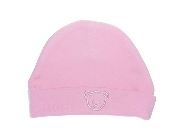 Mutsje rond beer, roze