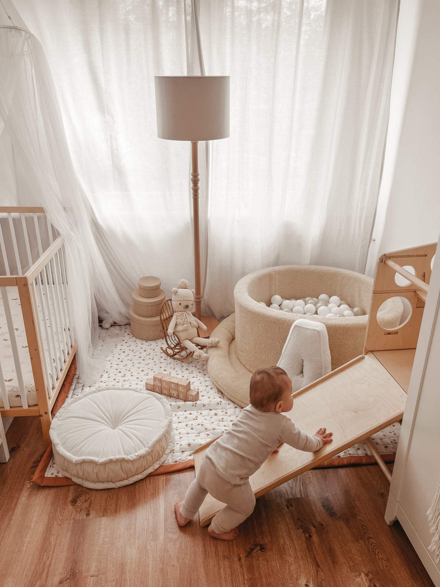 Ballenbak 90x40 Teddy beige