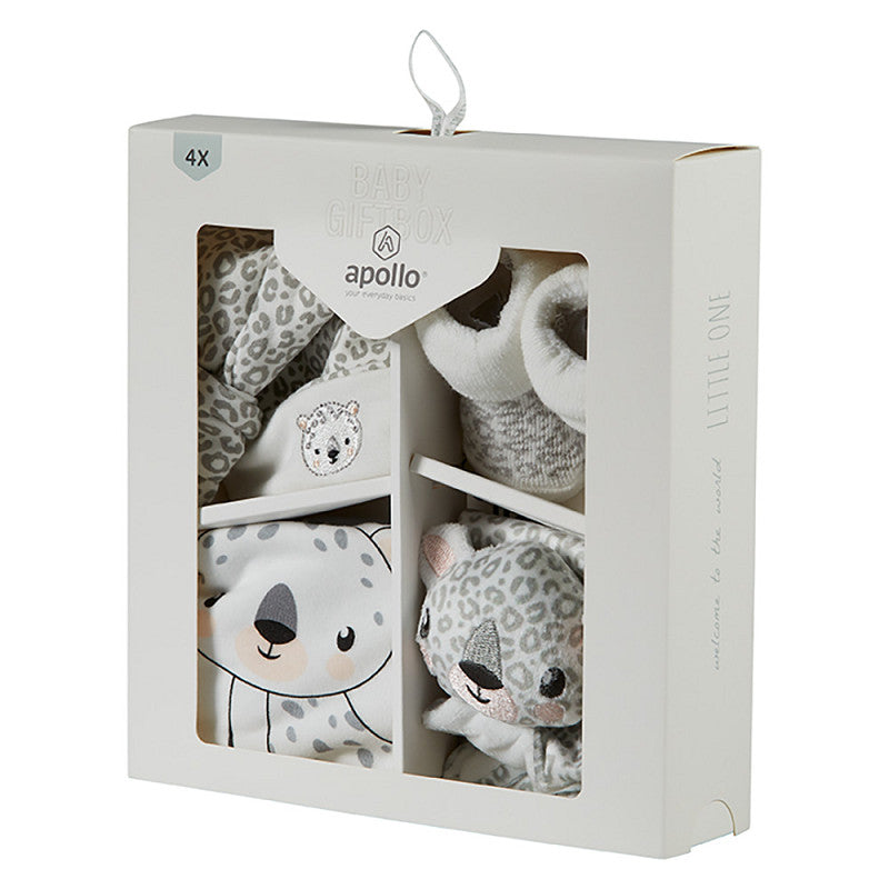 Apollo babies leopard gift box