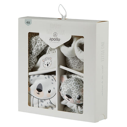 Apollo babies leopard gift box