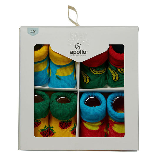 Apollo new born socks giftbox 4-pack