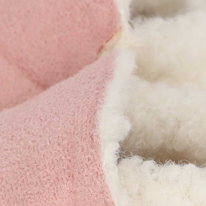 Apollo babies booties knit giftbox pink