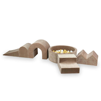 Moje. Foam Playset Soft Velvet Dark Beige