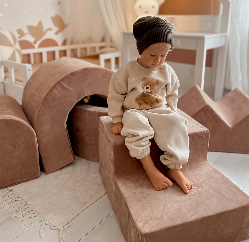 Moje. Foam Playset Soft Velvet Dark Beige