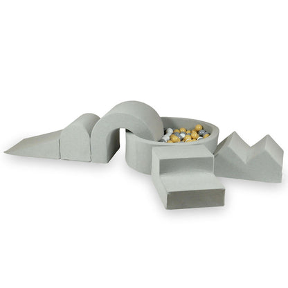 Moje. Foam Playset Cotton Light Grey