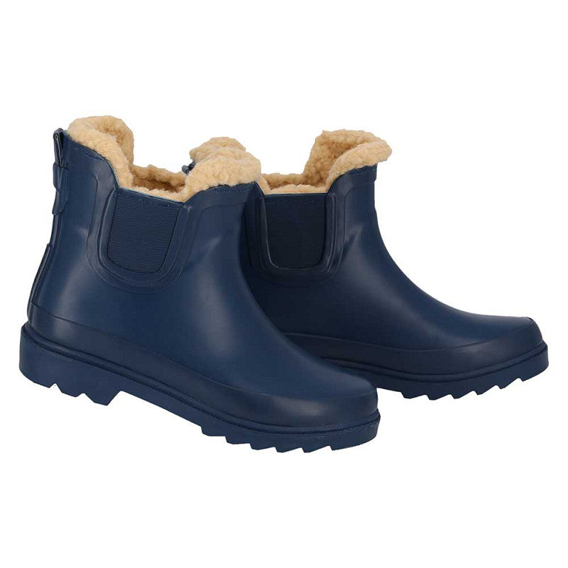 XQ KIDS RUBBER CHELSEA RAINBOOTS FUR