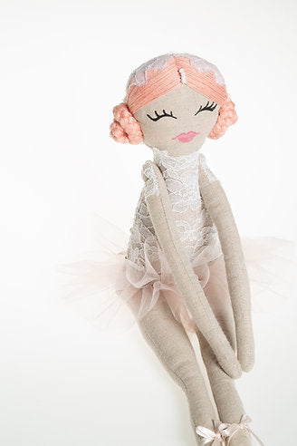 Linnen Pop Ballerina Roze