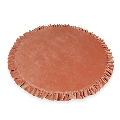 Moje.Speelmat met ruches Rond 100cm SOFT VELVET